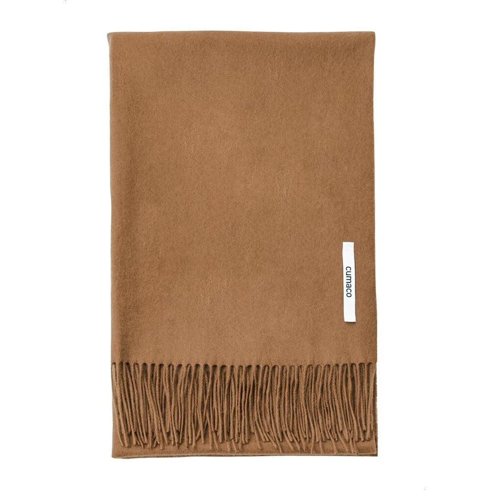 2985 22. Brown Cashmere Stole Large Thick Ladies Plain Stylish Fashionable